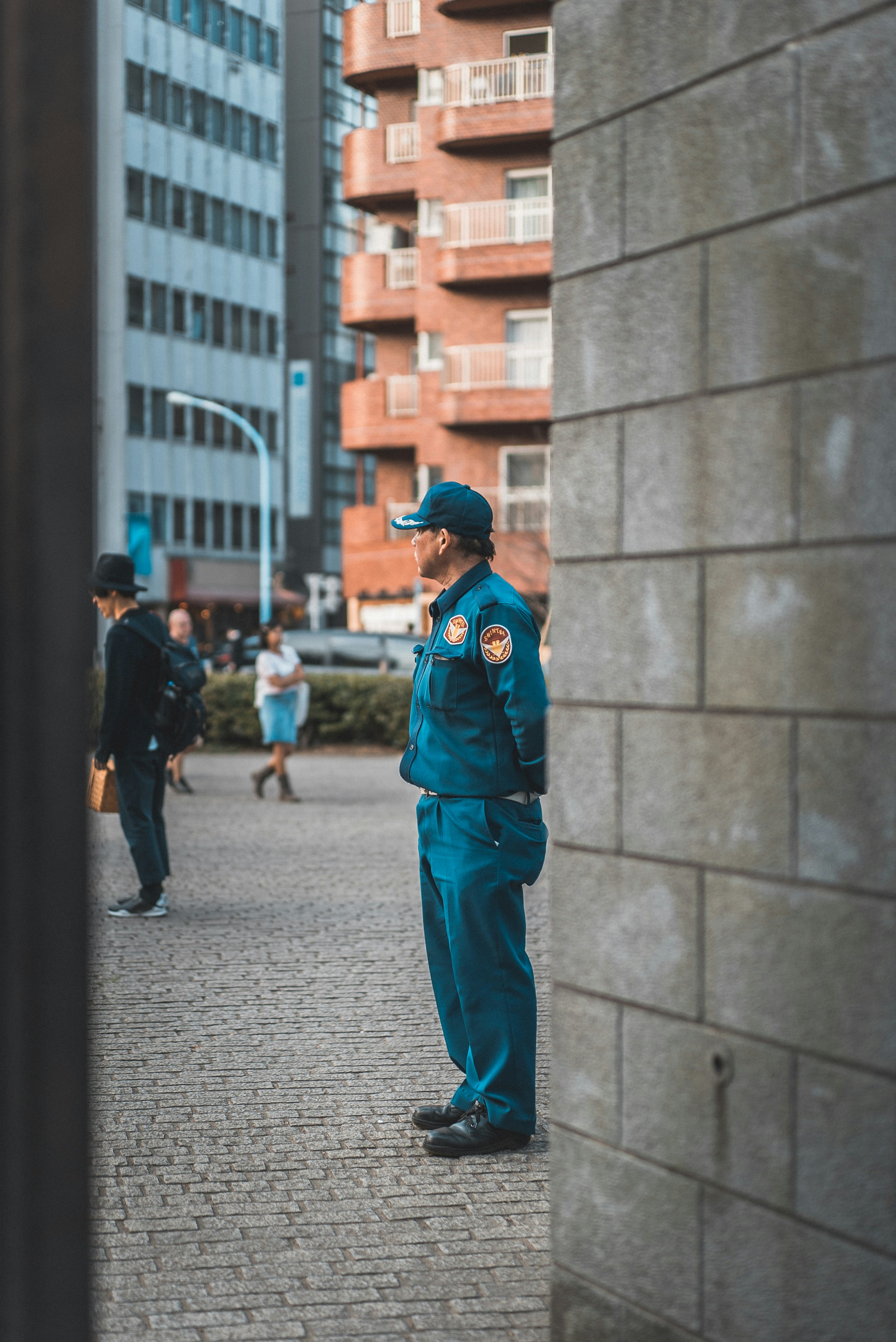 man in a police uniform